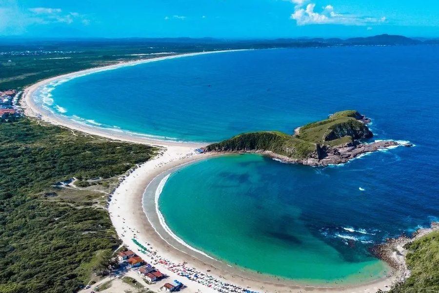 Vista aérea de una de las playas de Búzios